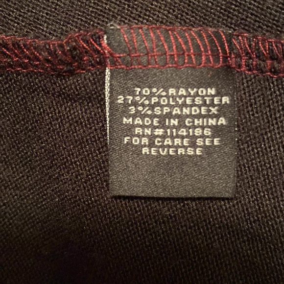 NWOT Verve Ami Maroon/Black Sweater…size 1X - Picture 4 of 4